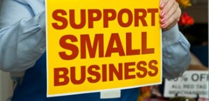 Support Small business sign