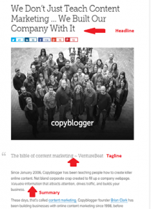 Copyblogger - about page