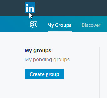 Linkedin for business - my groups