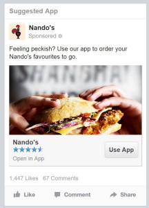 facebook ads nandos