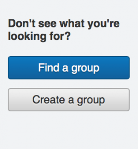 Finding groups - Linkedin For Business