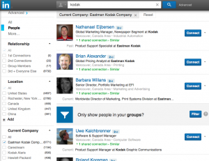 Searching key decision makers - Linkedin For Business