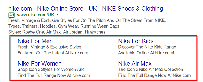 Nike - Adwords Tips